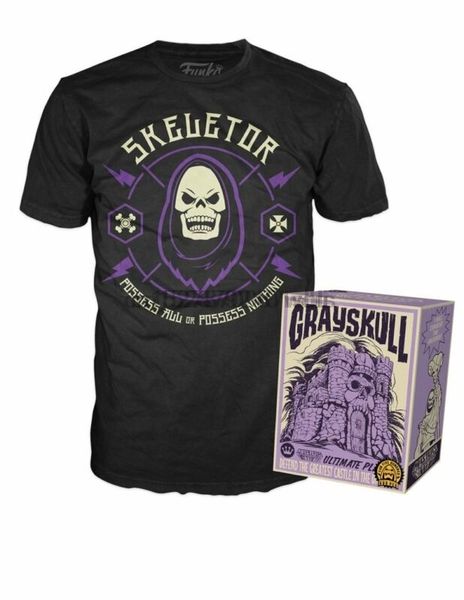 

pop tees skeletor in castle grayskull playset box funko shop exclusive 500 pcs