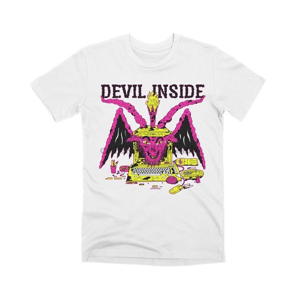 

devil inside t shirt weird computer funny creature artist shops horror