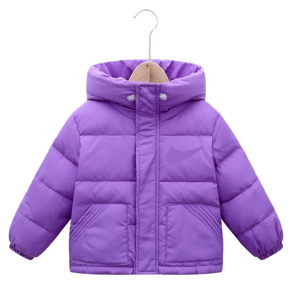 

baby girl 2020 autumn and winter girls jacket children's warm hooded children clothes girl down jacket, Blue;gray