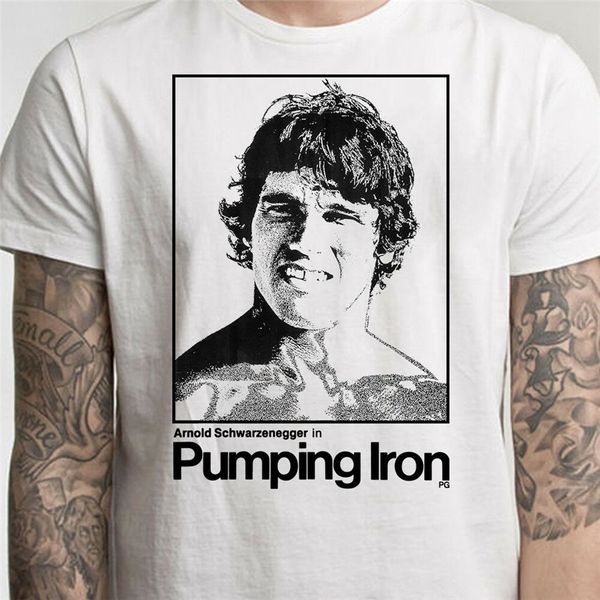 

arnold schwarzenegger pumping iron performance t-shirt tee shirt funny design tee tshirt
