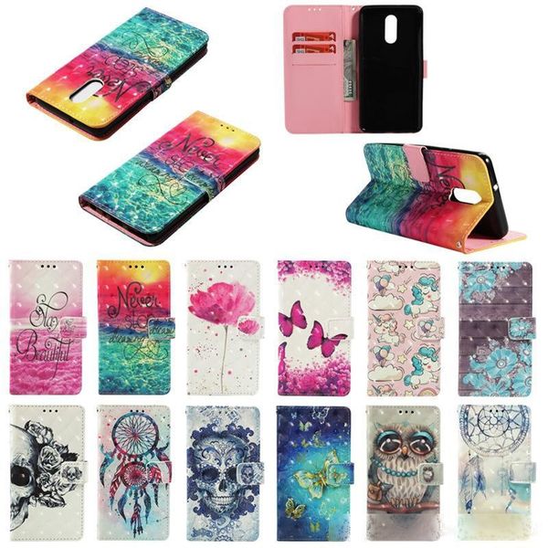 

3d flower skull sea wood lace flip cover leather wallet case for samsung a6 a8 plus j2 j4 j6 j3 j4 j7 j8 a7 a9 2018 a2 core