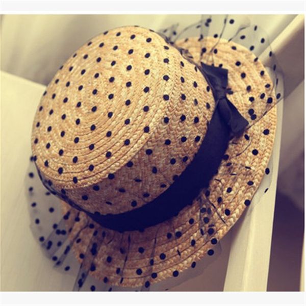

wide brim hats ruby vicky 2021 beach big hat casual girl summer cap black lace sun bow hand made women straw, Blue;gray