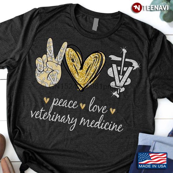 

men t shirt peace love veterinary medicine women tshirts