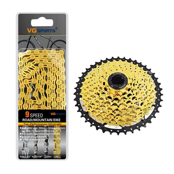 

9/10 11-42t heel cassette with chain