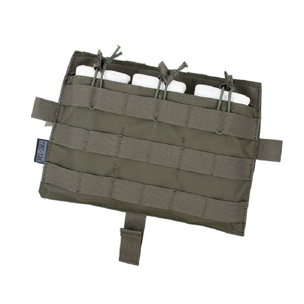 

tmc2849 avs jpc2.0 tactical vest m4 clip replacement front plate, Black;gray