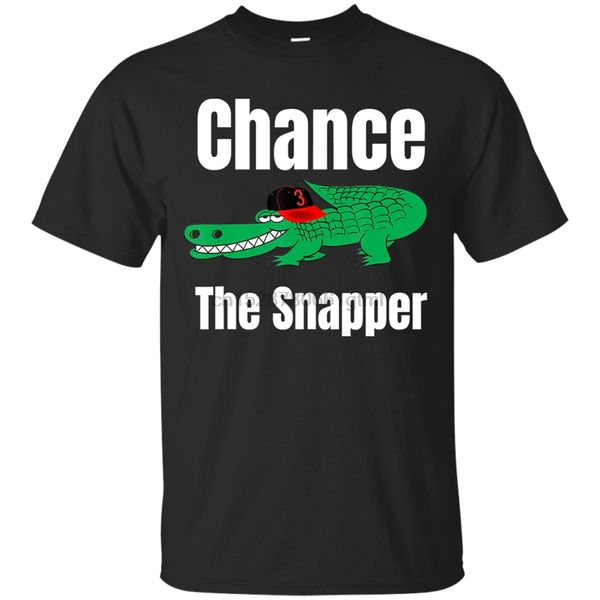 

mens chicago chance the snapper alligator t-shirt size m-3xl style round tee shirt