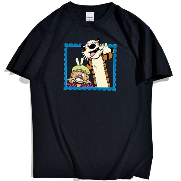 

tiger king printing тенниска mens casual men одежда tiger старой мода футболка для man trend streetwear крупногабаритных футболок man