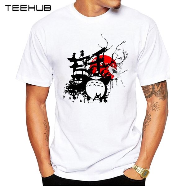 

teehub men's new cute japan cartoon design short sleeve t-shirt cool printed hipster tee shirts