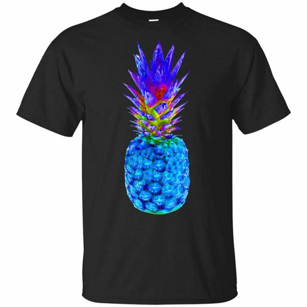 

edm rave festival - trippy pineapple black, navy t-shirt new fashion tee shirt