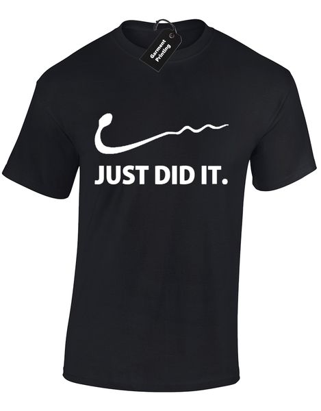 

did it mens t-shirt funny rude printed design humour quality