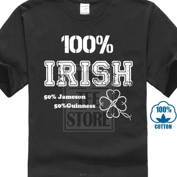

100% 50% ирландский джеймсон гиннесс irish50% джеймсон популярного tagless тройник рубашка