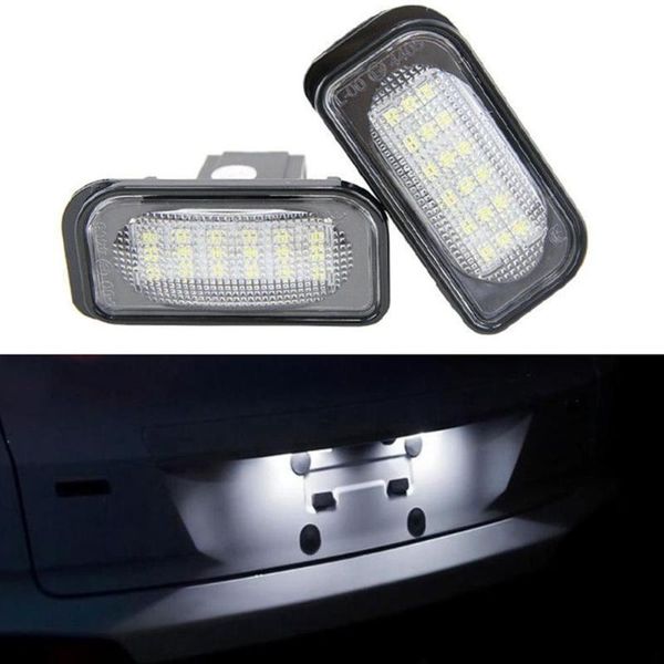 

2pcs 18smd led license plate lights for c-class w203 sedan sl-class r230 clk-class w209 c209 a209