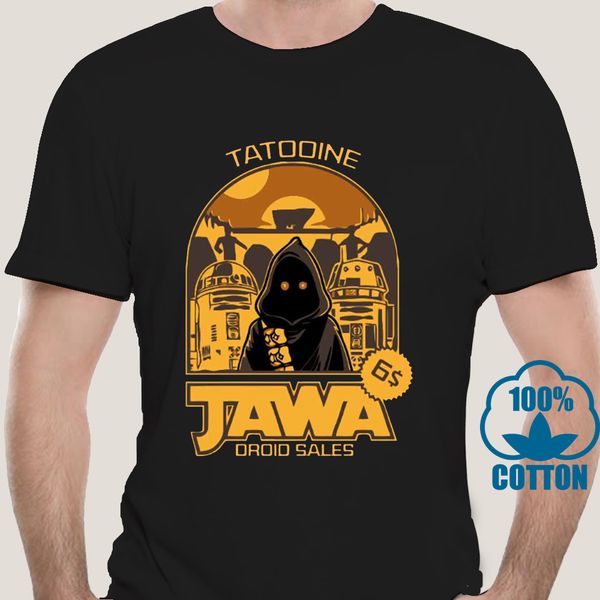 

1767d мужчины t продаж рубашка дроид jawa татуин блэка tshirts женщины t-shirt