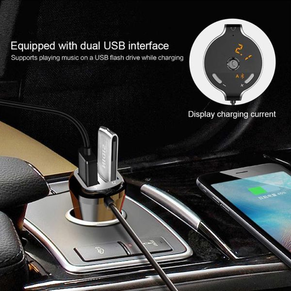

car mp3 player bluetooth hands-fm transmitter modulator car kit mp3 player with led display