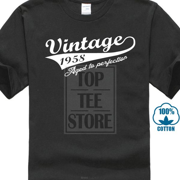 

урожай год 1958 mens смешной день 60-й тенниска 60 year old gift present вверх