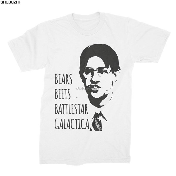

bears beets battlestar galactica t-shirt jim halpert office shirt dwight schrute fashion classic unique t-shirt sbz1472
