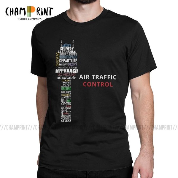 

air traffic controller тенниски мужские повседневный t-shirt пилот самолета авиации самолет истребитель tee shirt коротким рукавом топы клас