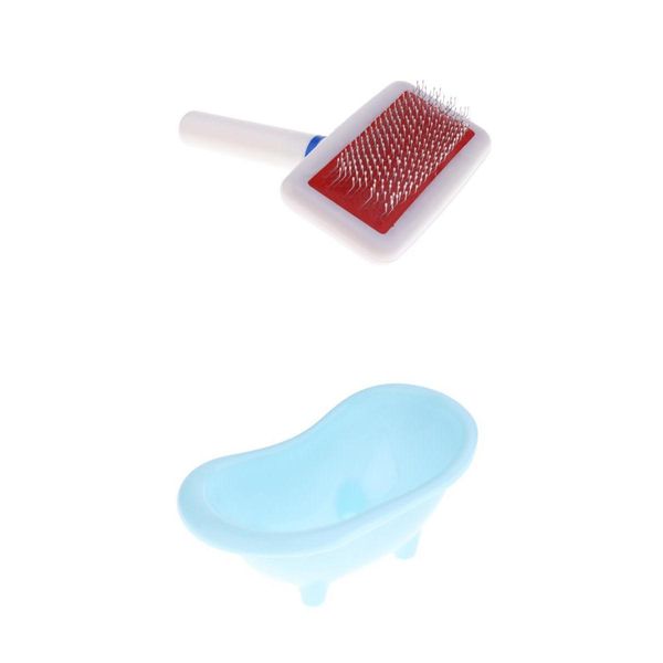 

hamster pet bathroom toy toilet random-color and dogs cats grooming comb