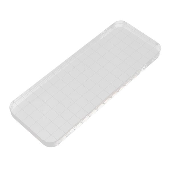 

clear acrylic block stamp blocks with grid stamping craft tool diy 160x60mm