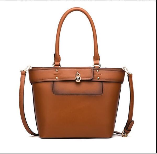 

new style messenger bag women's handbag fashion retro leather women's shouder bag european and american bucket bag
