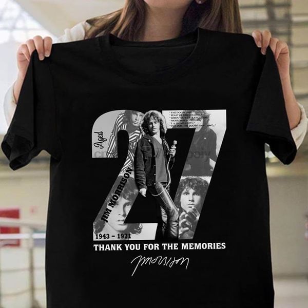 

jim morrison 27 years of thank you for the memories t-shirt