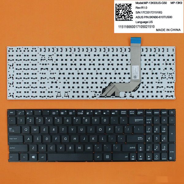 

new english lapkeyboard for asus x542ba x542 x542b x542u x542ur x542bp x542un x542uf x542ua x542uq us laprepair keyboard