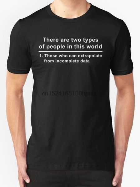 

new there are two types of people in this world. those who men's black tee shirt
