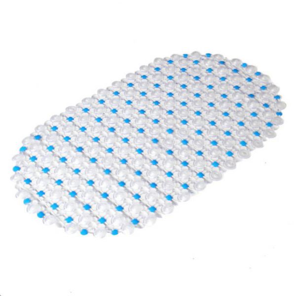

cushion/decorative pillow pvc toilet bath mats shower bathroom carpet suction anti slip sucker decor light blue