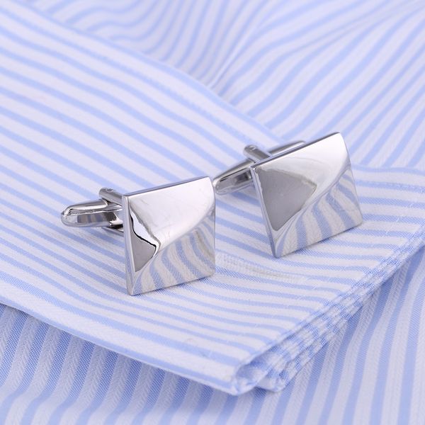 

men women fashion cufflinks office jewelry novelty cuff links wedding cufflinks drop shipping, Silver
