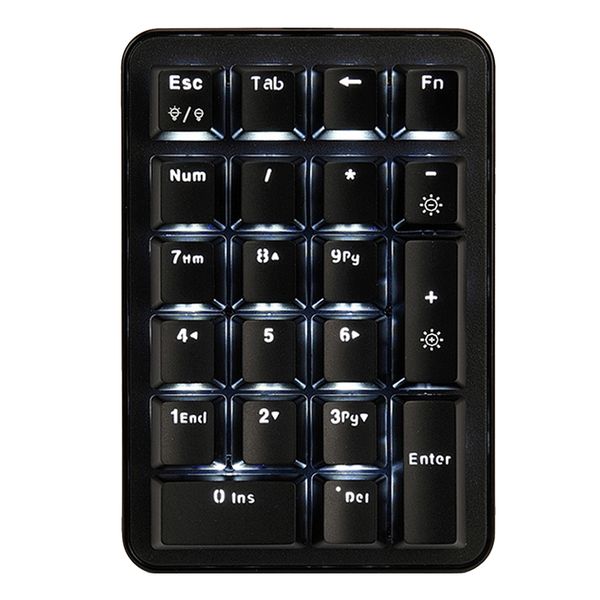 

ajazz ak21 wired gaming mechanical keyboard single-hand 21-key blue switches mini keyboard keypad detachable type-c usb port for gaming work