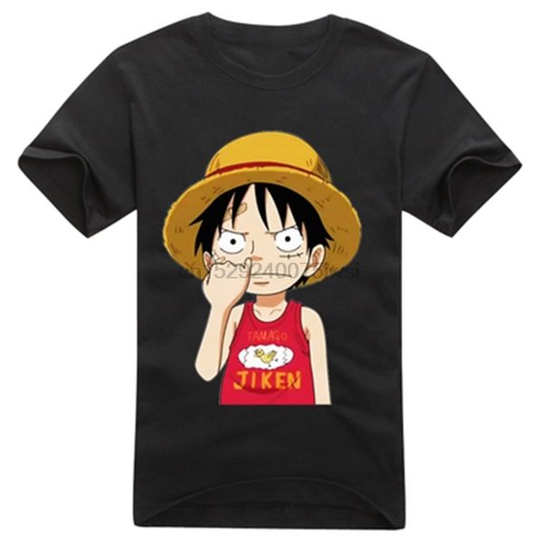 

onime one piece tee shirt футболки топы луффи cosploy мужская рубашка