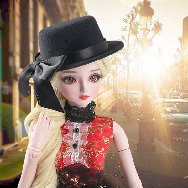 

bowler hat cap аксессуары для 60см ночь лолита 1/3 bjd sd yosd dollfie куклы