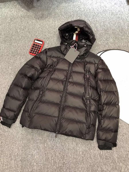 

2020 men winter jacket comfortable soft down jacket 90% goose casual leveda maya fashion coat size 1-6, Black