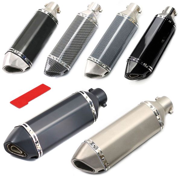 

36-51mm motorcycle exhaust muffler pipe modify motocross scooter exhaust fz6n cbr250 cb600 mt07 atv dirt pit bike escape moto