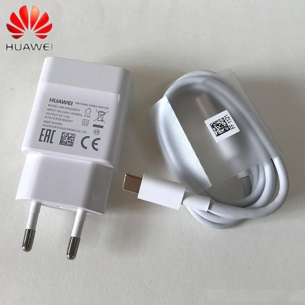 

for huawei charger 5v 2a eu us plug usb 3.1 type-c cable charge adapter for p20 lite p9 p10 nova 3 smartphone 4