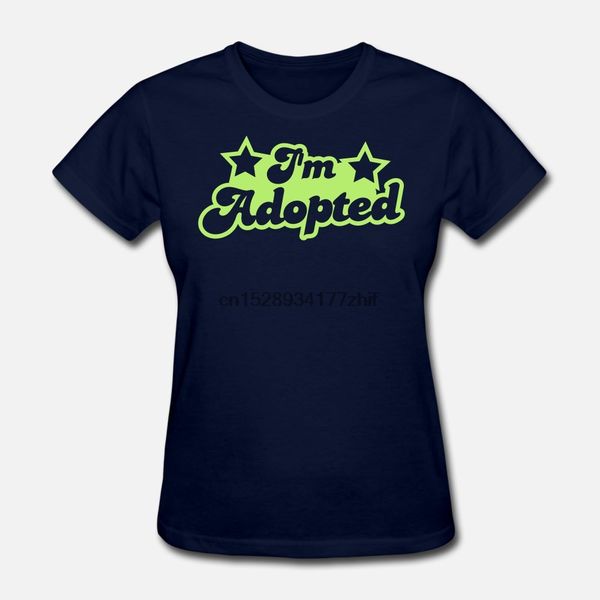 

men t shirt i'm adopted with cute little baby stars tshirts women-tshirt