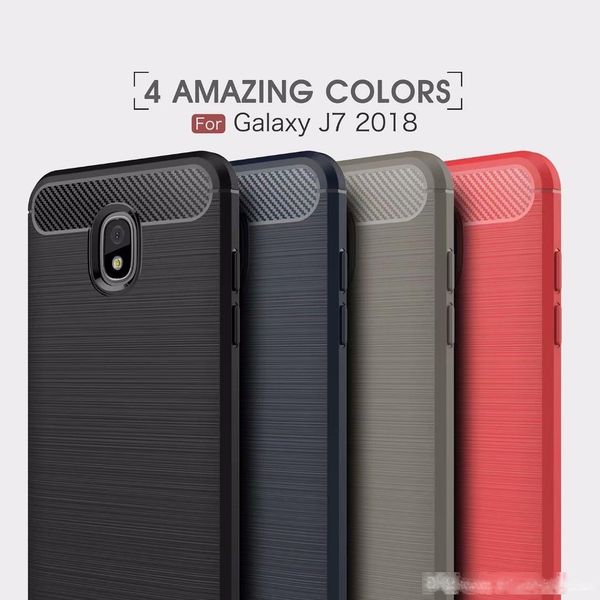 

carbon fiber texture slim armor brushed tpu case cover for samsung galaxy a8 star a9 star j3 2018 j8 2018 p10 selfie honor 6x 7x 300pcs