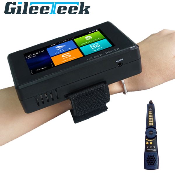 

wifi 4inch touch screen tester monitor ipc-1800adh plus 8mp cvi/tvi/ahd cctv tester with the tracer ip testing tool wanglu