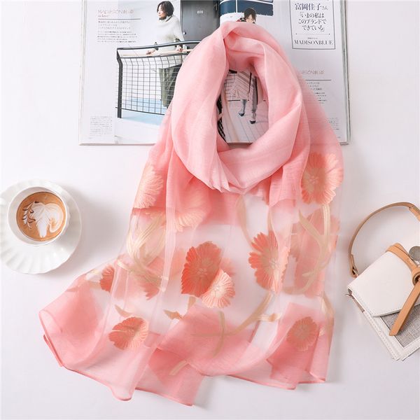 

nieuwe stijl zomer vrouwen sjaal mode zijden sjaals dame sjaals en wraps foulard bandana zacht en dunne strand stola, Blue;gray