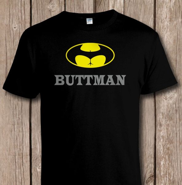 

funny buttman batman bat signal dark knight parody t shirt summer 2019 cotton men fashion fitness brand movie t shirt