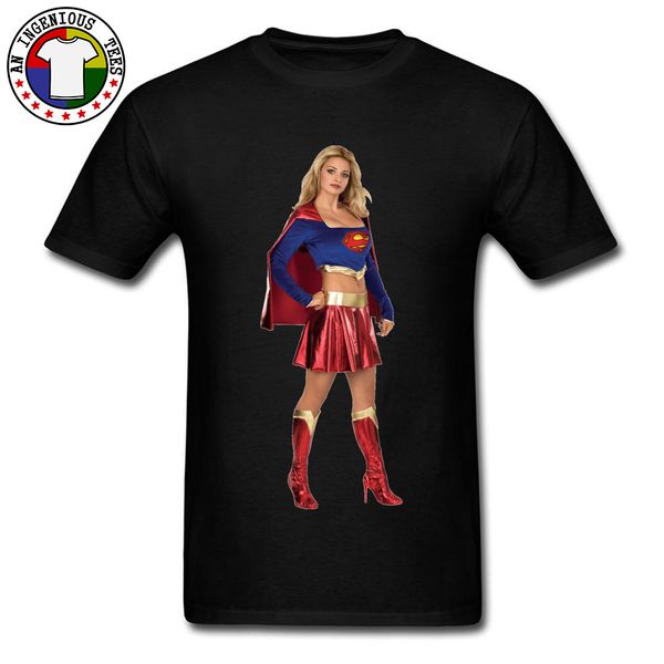 

sexy supergirl футболки женщины мужчины новый стиль с коротким рукавом отдыха топы футболки на продажу персонализированный tops / tees забав