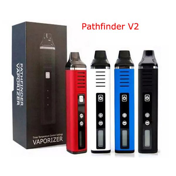

E cig dry herb vaporizer vape pen pathfinder hebe titan conqueror starter kit 2200mAh battery temperature control fast heatting herb tobacco