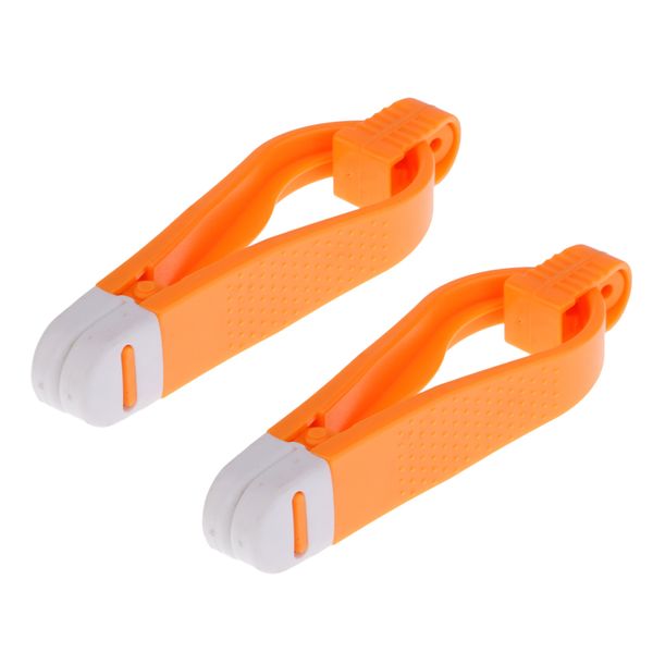 

2x downrigger outrigger power grip release clip for planer board,boat,orange