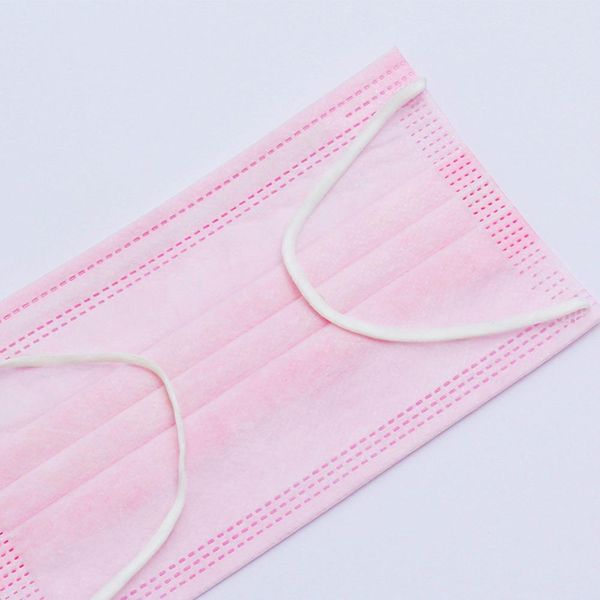 

dhl color mask ljnef outdoor with shipping fa pink masks disposable qkurt non-woven 3ply elastic ear protective mouth band er mas phsk