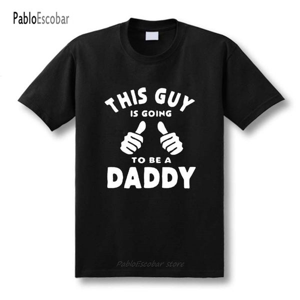 

funny new this guy going to be a daddy t shirts men custom pattern cotton man t-shirt casual good quality t shirt
