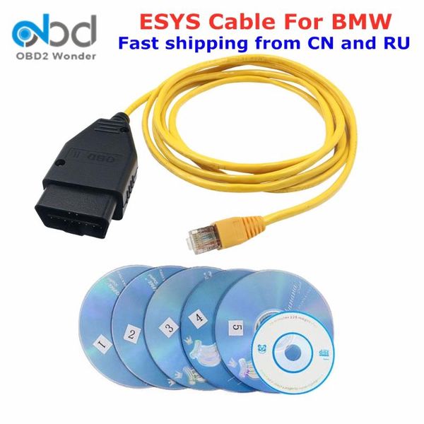 

diagnostic tools obd2 interface enet esys icom coding data cable for f-series refresh hidden obdii e-sys auto car
