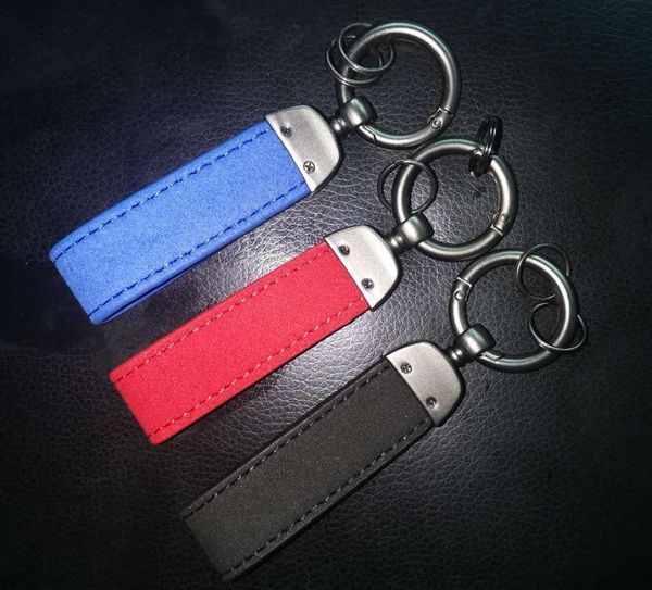 

keychains 100pcs blue metal+leather car keychain key chain interior for r / m tech s port m3 m5 x1 x3 e46 e39 e60 f30 e90 f10 e3, Silver