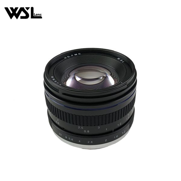 

wesleywsl lens 50mm f1.2 ef manual focus lens for canon eos 60d 70d 5d2 5d3 600d for sony e-mount a7 a7rm2 a7rm3 a7riii cameras