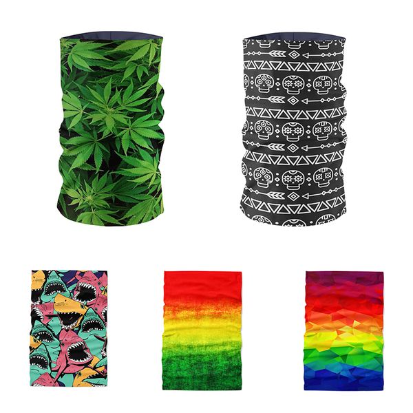 

creative design summer headscarf neck gaiter microfiber seamless tubular mask outdoor cycling hiking hijab scarf bandana, Blue;gray