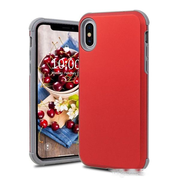 

2 in 1 hybrid armor four corners case for lg stylo 4 samsung galaxy j3 2018 j7 2018 tpu pc anti-fall phone case
